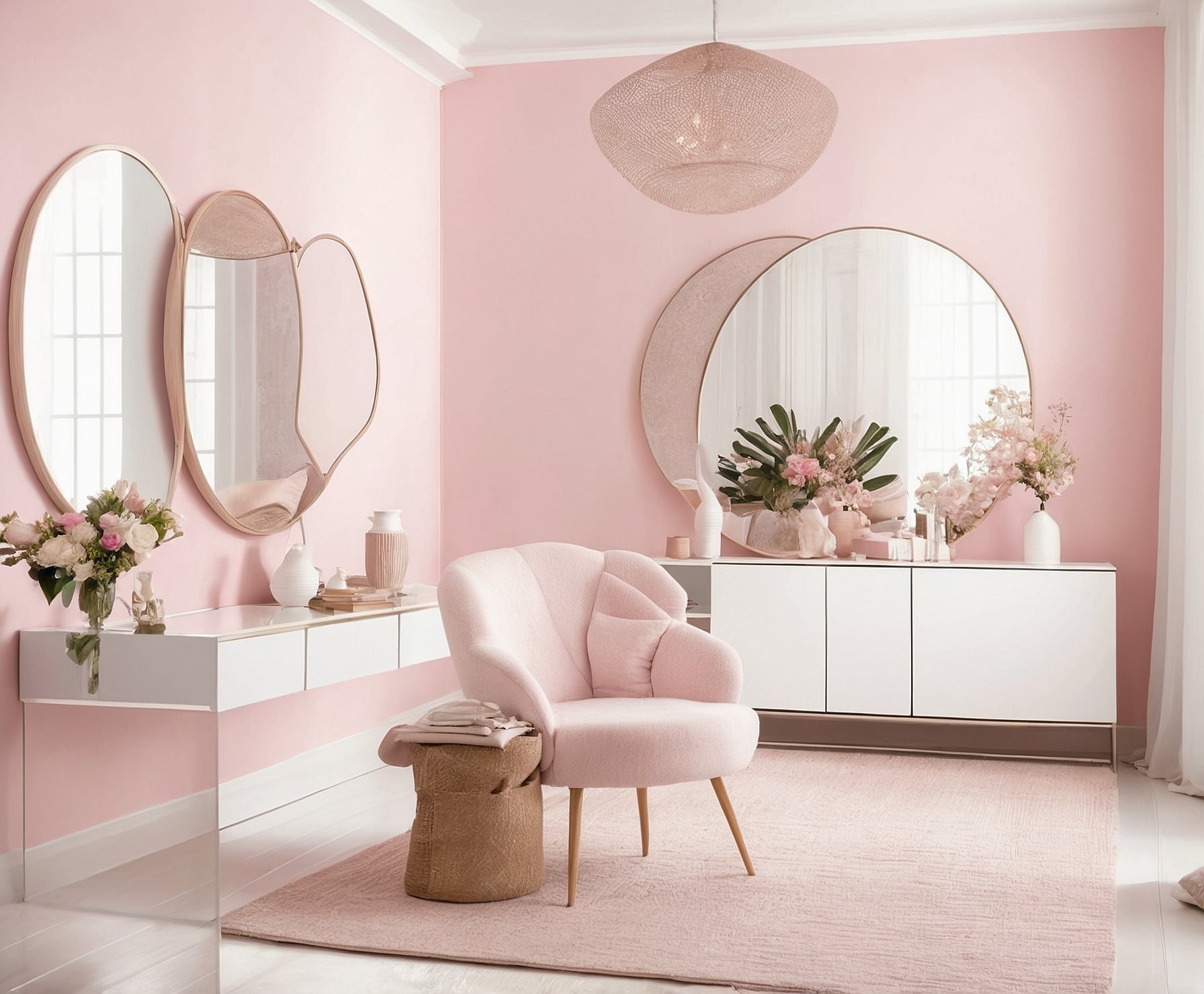Transformaciones de belleza natural en salón