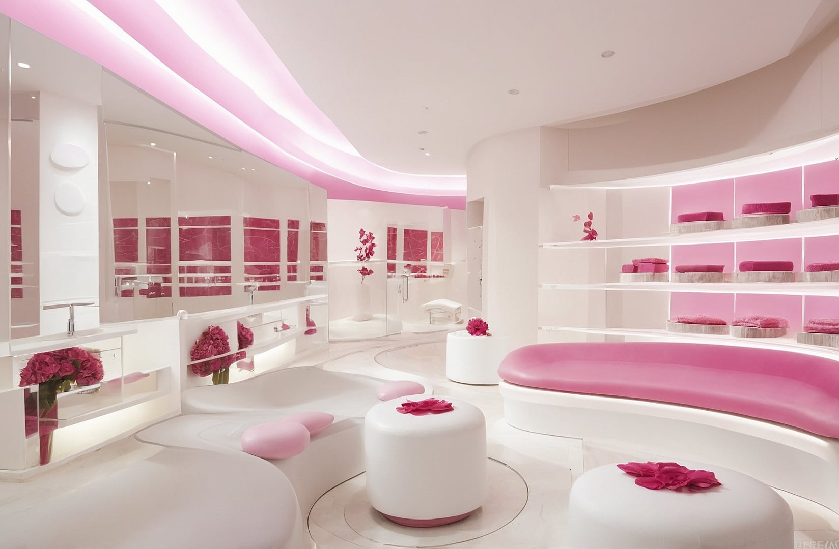 Estilo y belleza en salones modernos